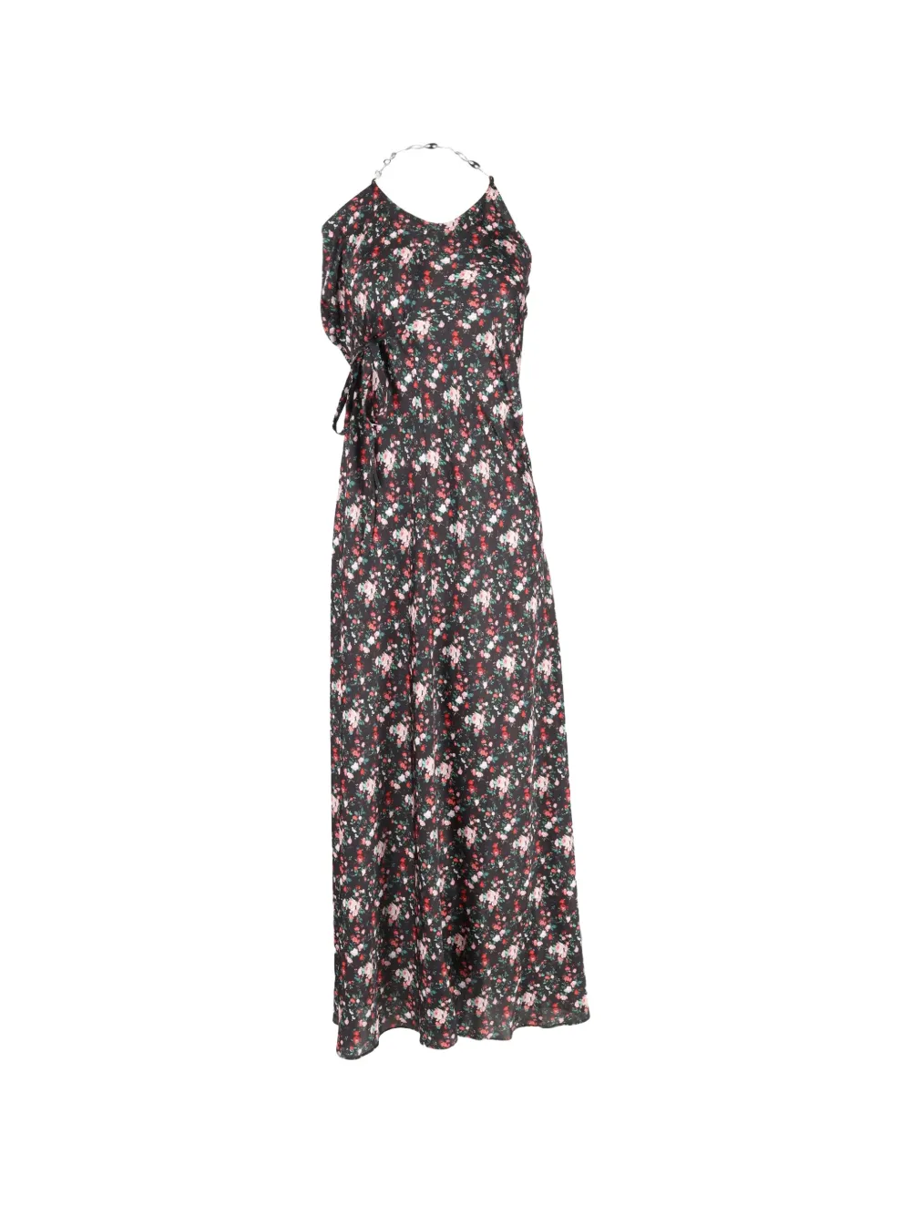 Paco Rabanne Pre-Owned floral-print maxi dress - Nero