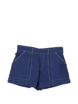 Chloé Vintage ラッフルトリム ショートパンツ | レッド | FARFETCH JP