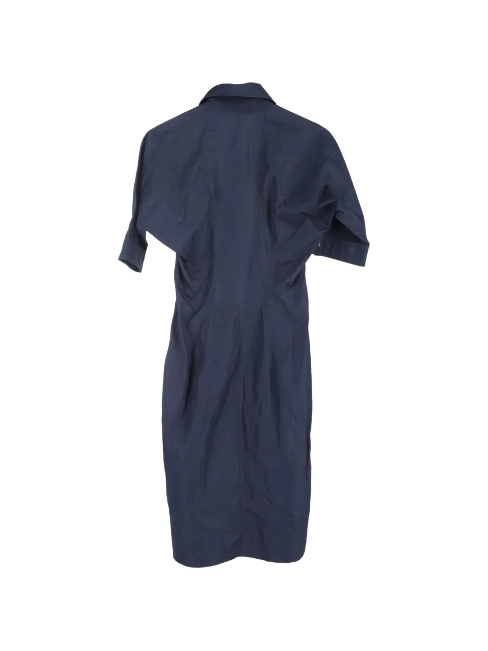 Saint Laurent Pre-Owned buttoned shirt dress - Blauw