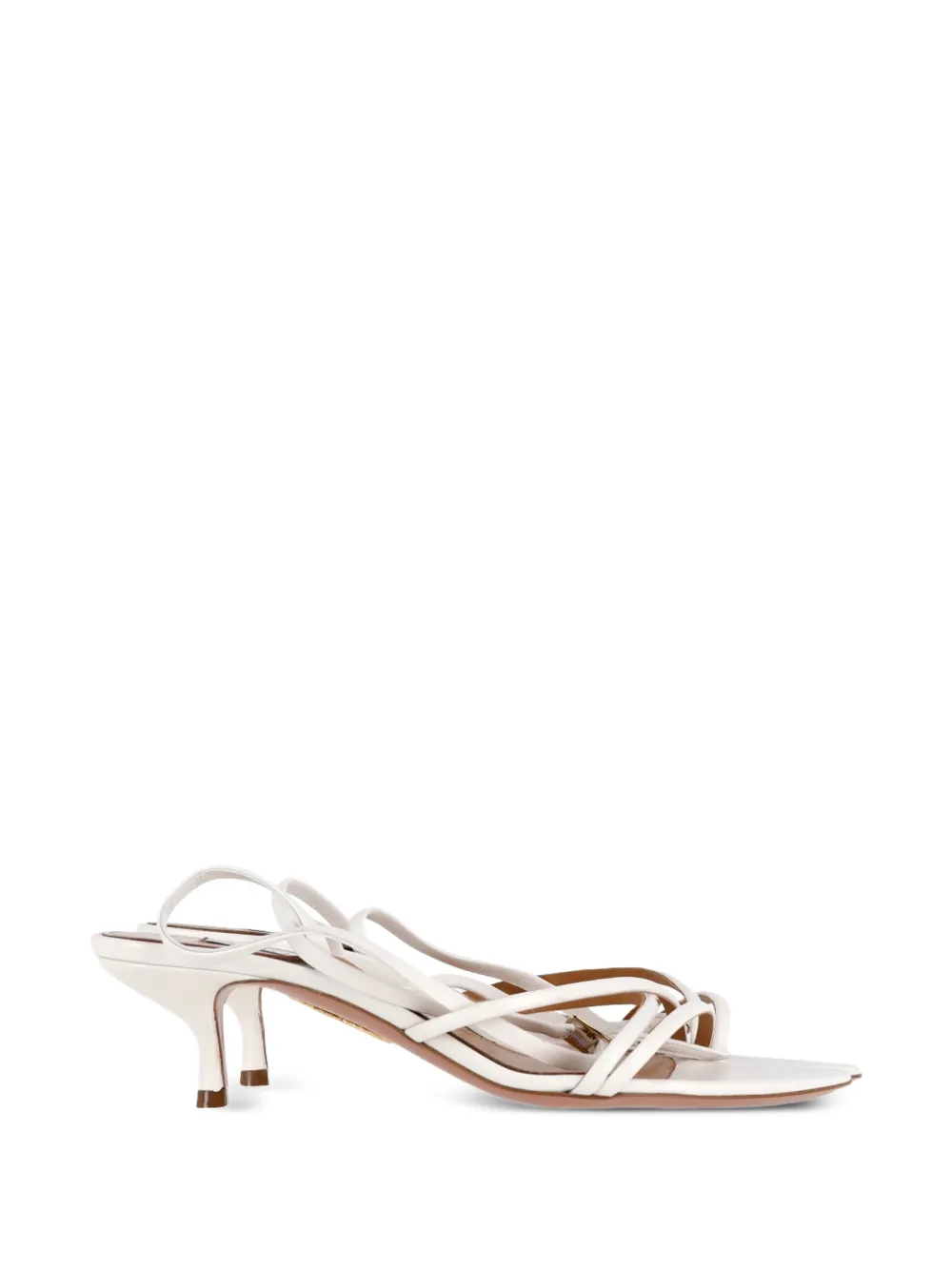 Aquazzura Roy 50 leather sandals - Weiß