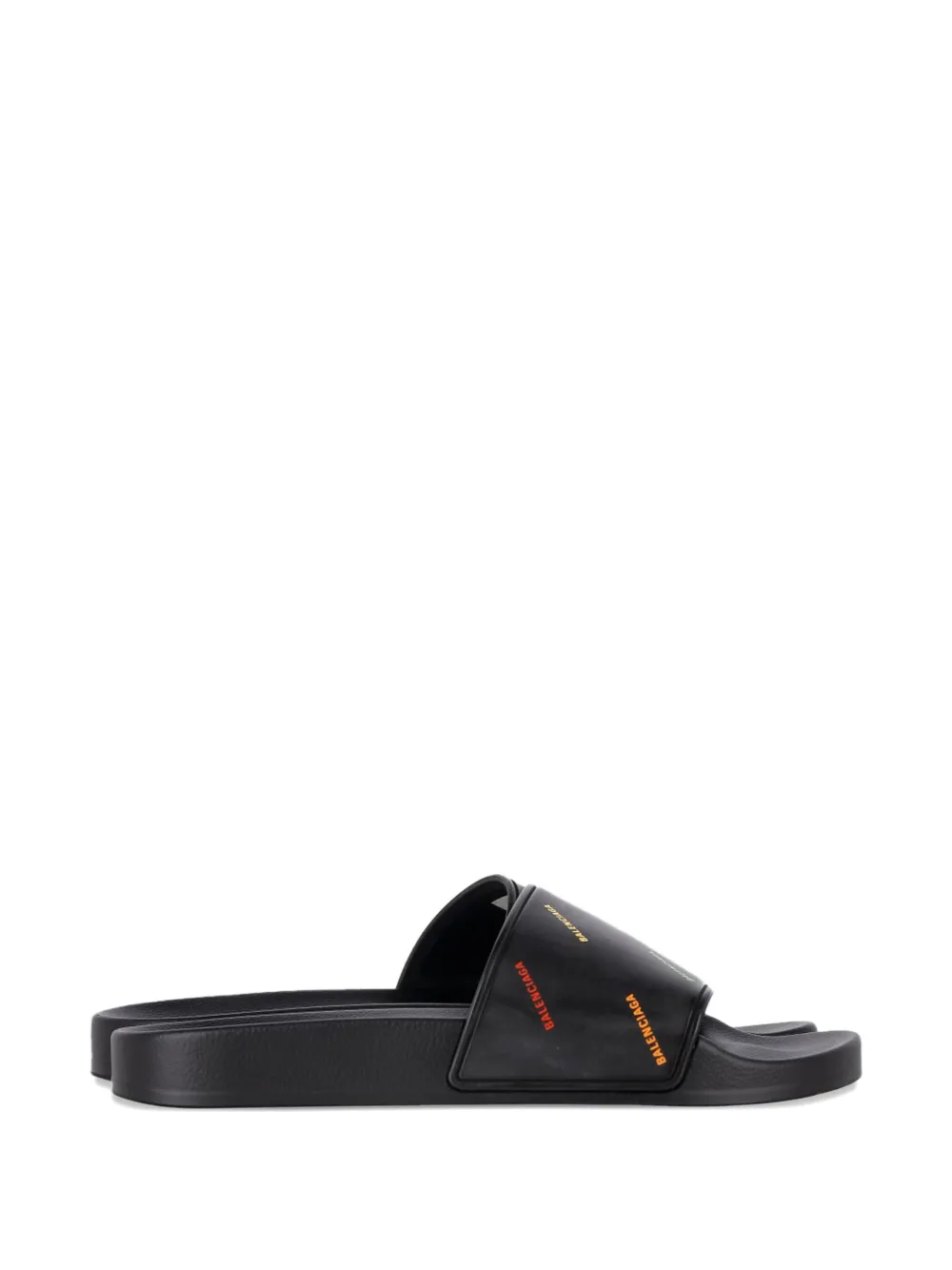 Balenciaga Pre-Owned logo-detail slides - Schwarz