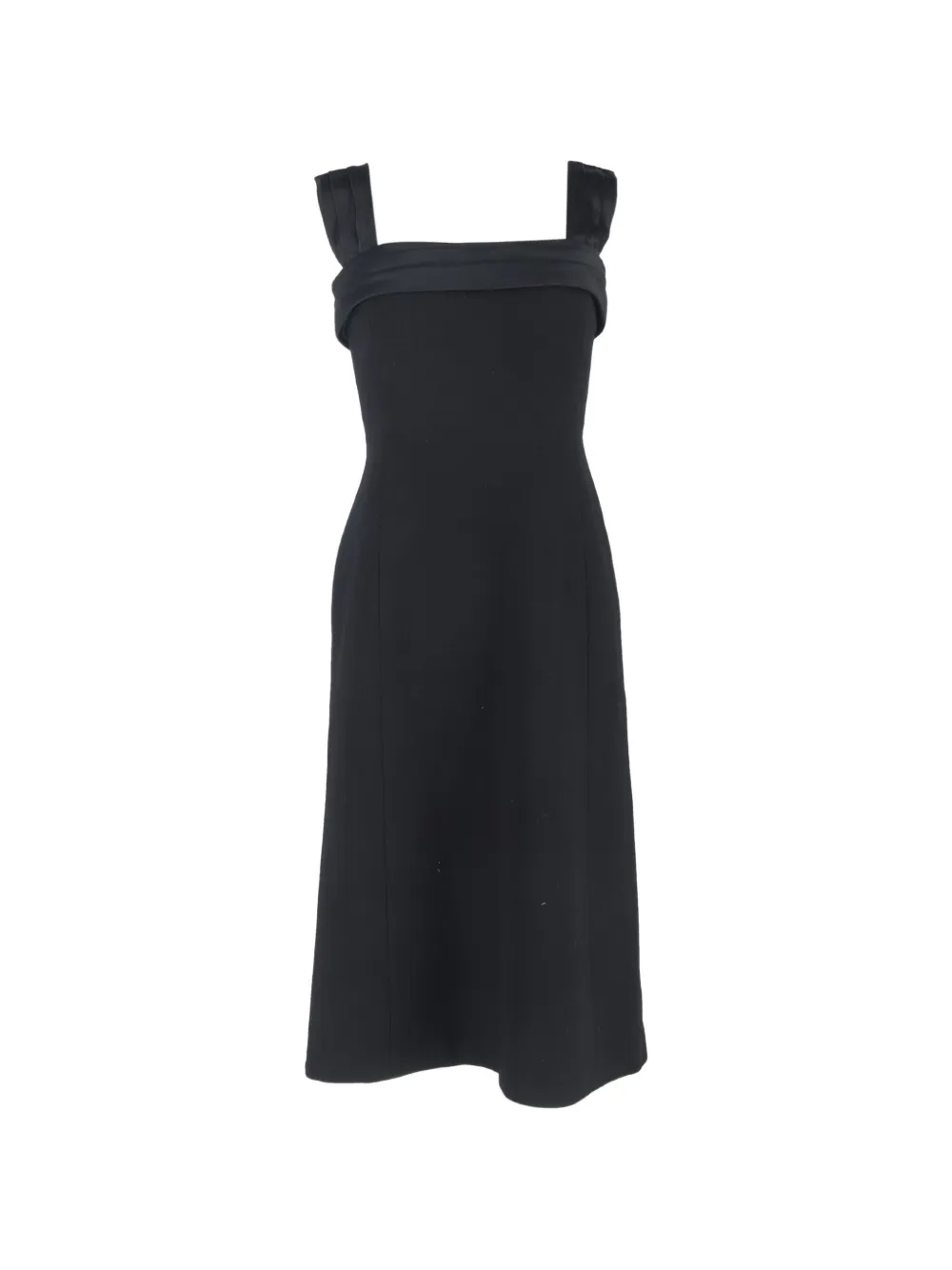 Max Mara pleated midi dress - Nero