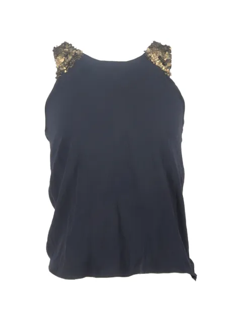 Chloé Vintage haut en soie à fleurs