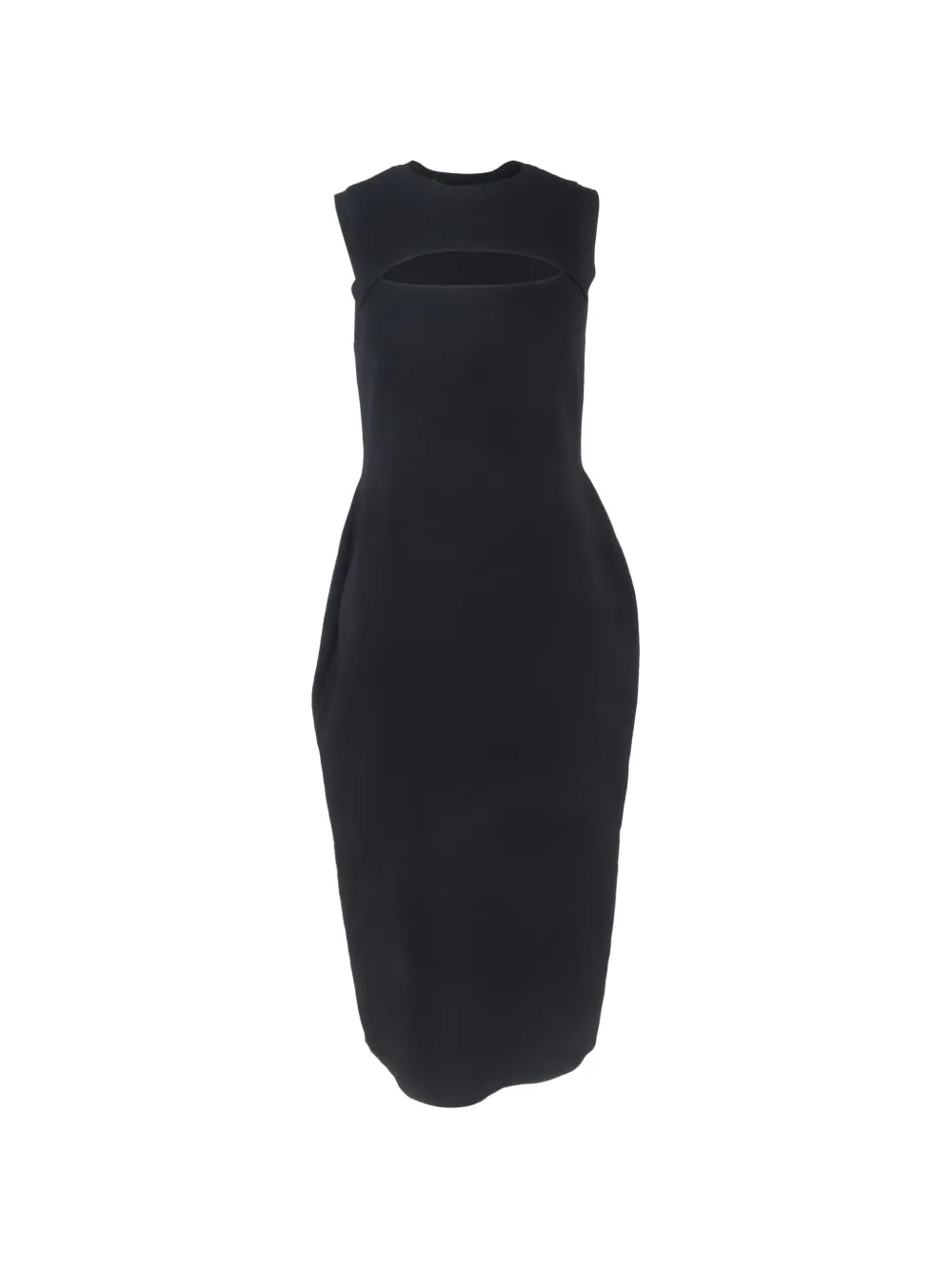 Victoria Beckham cut-out midi dress - Nero