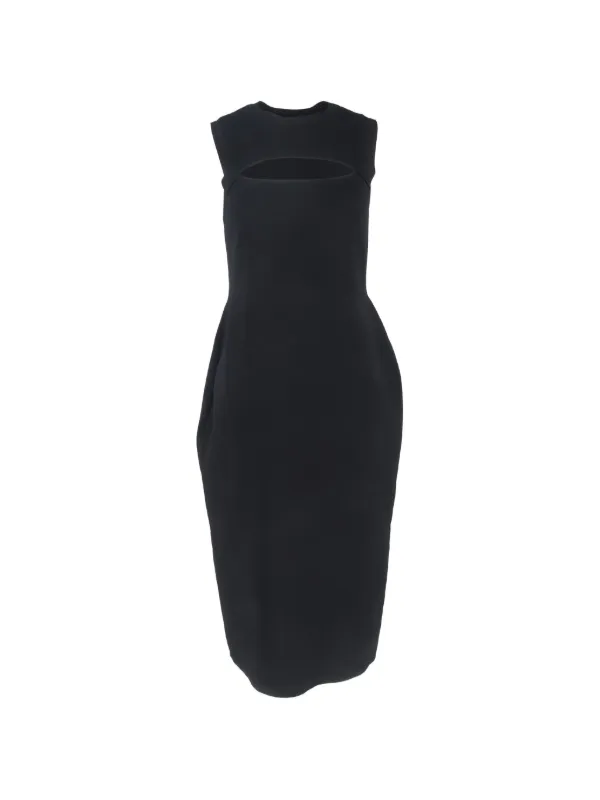 victoria beckham cut out dress Cut-Out Gown In Black