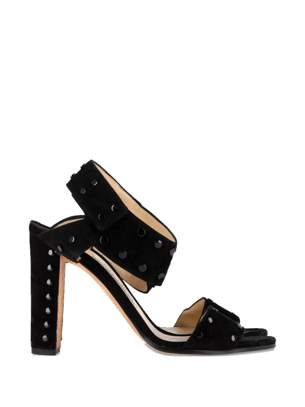 Jimmy Choo Pre-Owned Veto studs-detail sandals - Schwarz