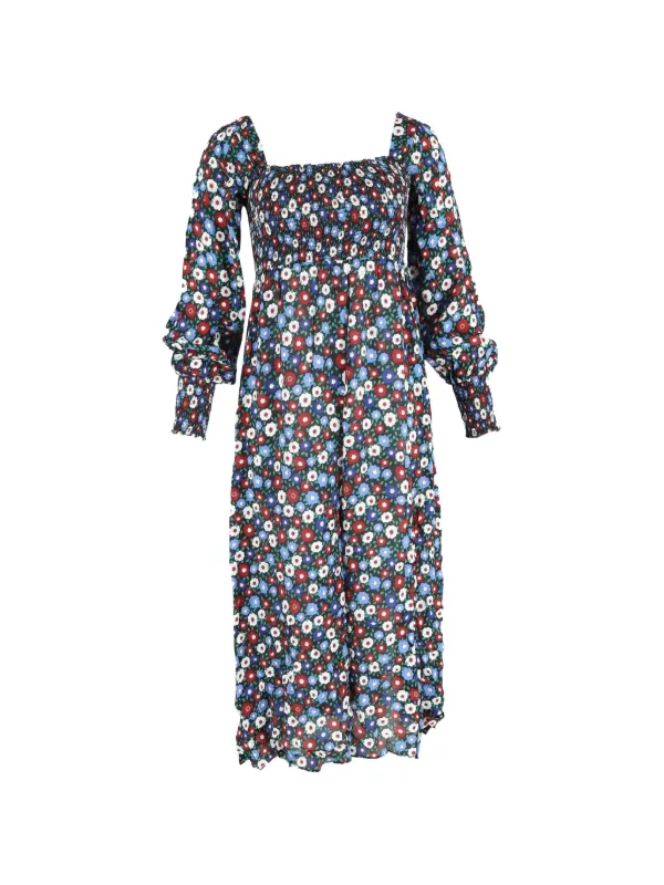 rixo midi dress RIXO Abi Chiffon Midi Layla Dot Red