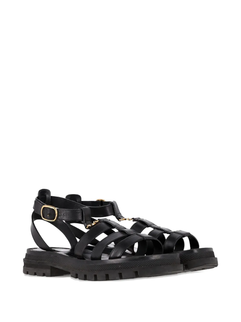Celine Pre-Owned Gladiator lug-sole sandals - Zwart