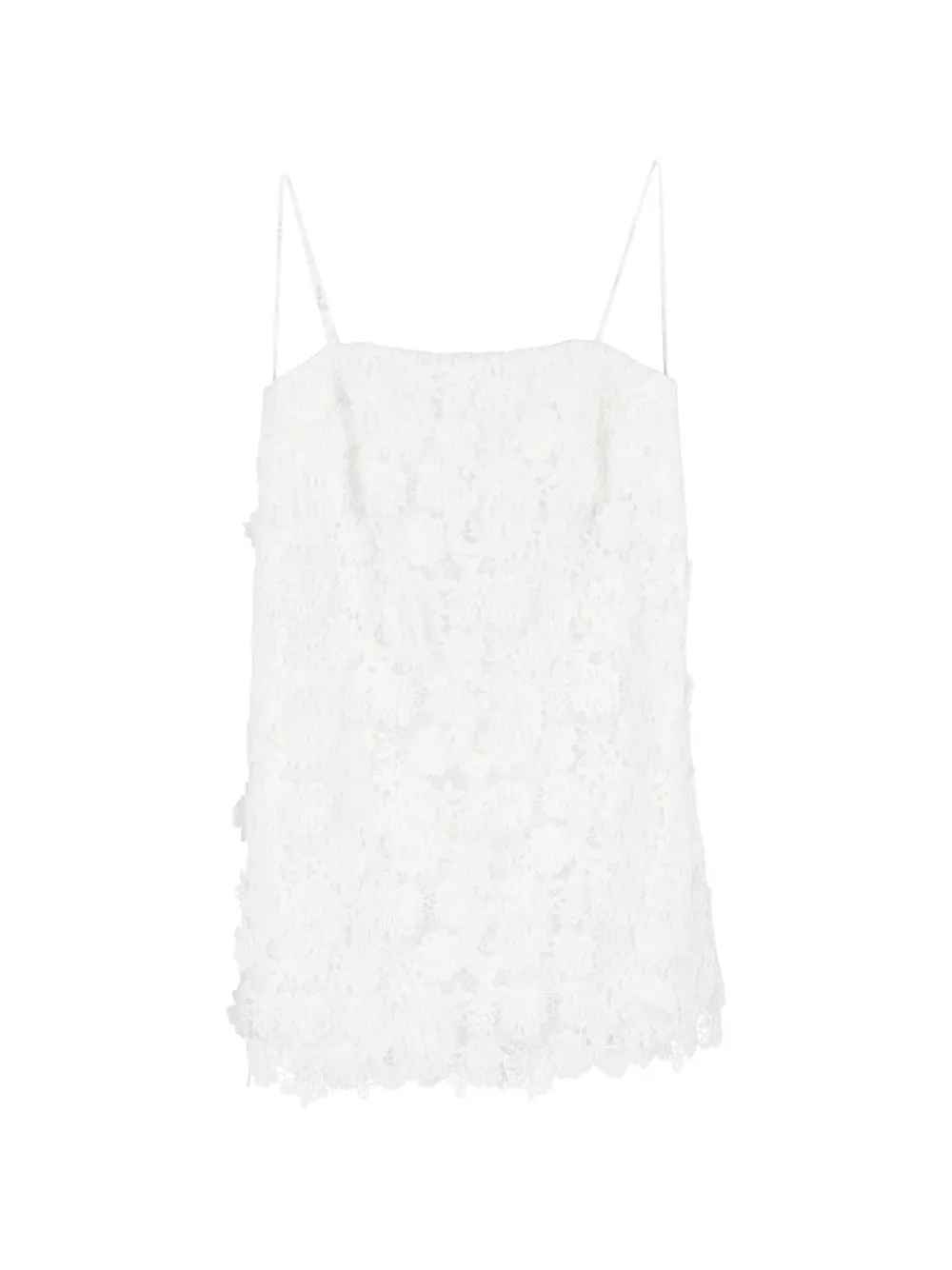 ZIMMERMANN Raie lace mini dress - Bianco