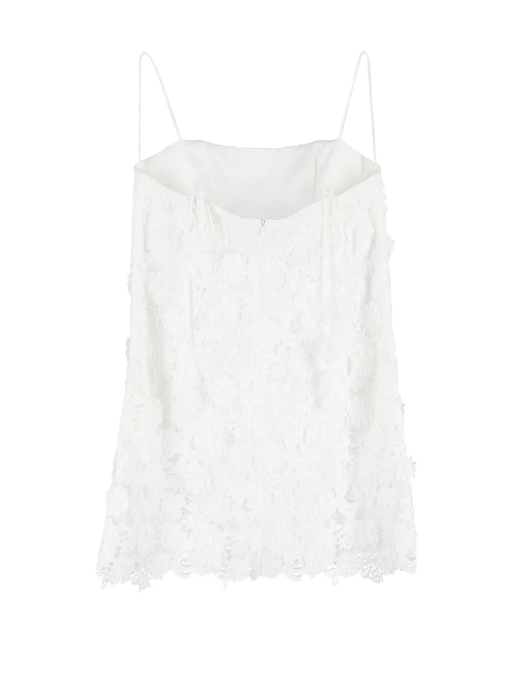 ZIMMERMANN Raie lace mini dress - Wit