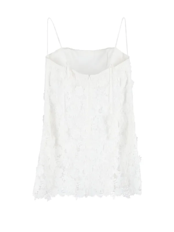 zimmermann white lace mini dress Zimmermann