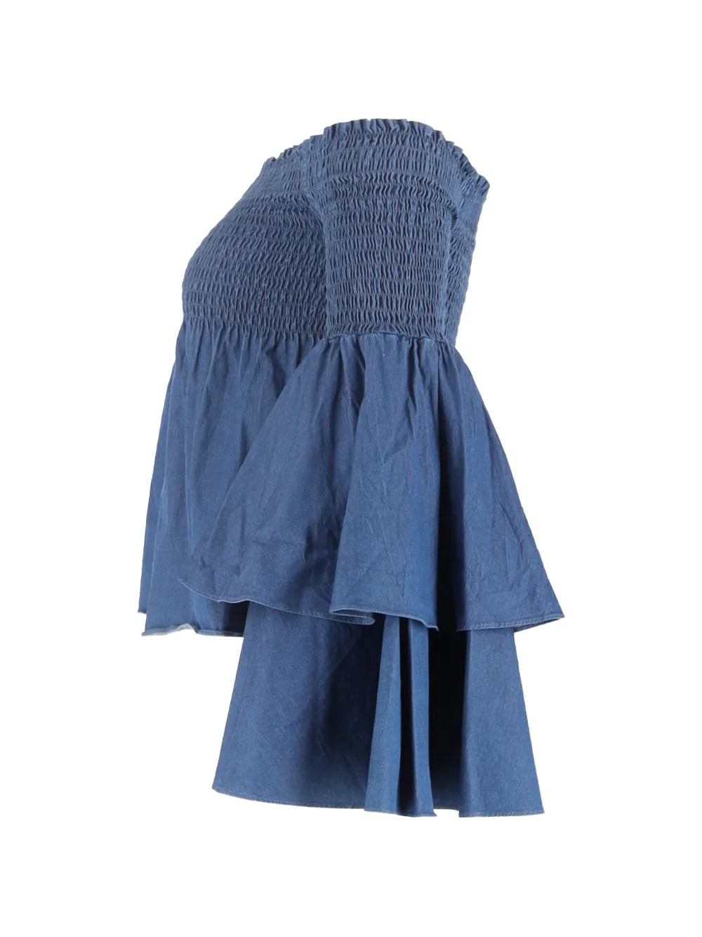  Caroline Constas Ruffled Long-sleeve Blouse - Blue 