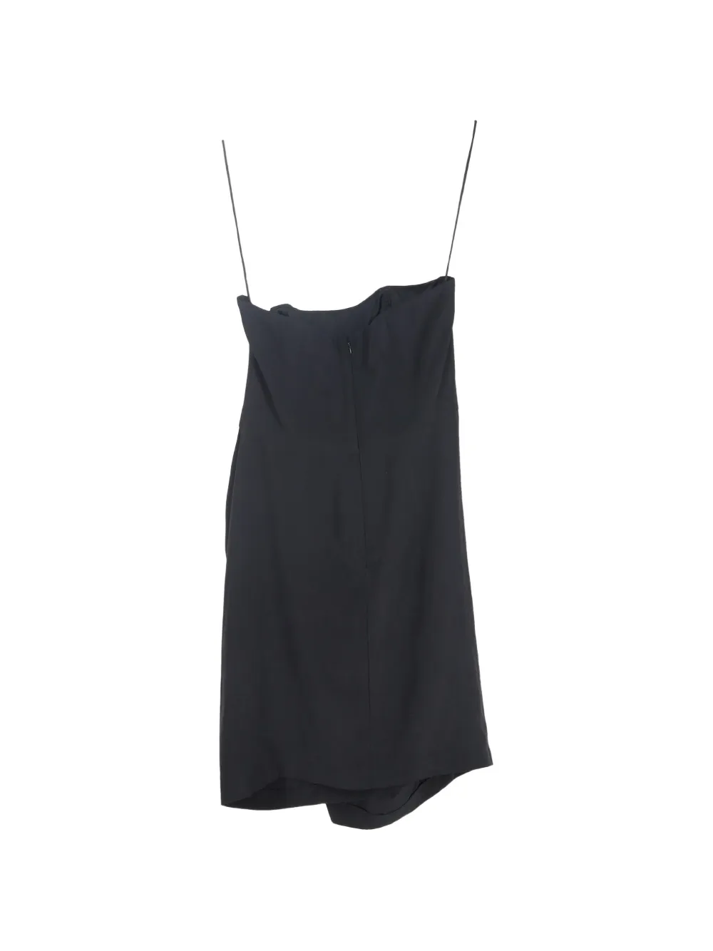 Temperley London strapless ruffled mini dress - Zwart