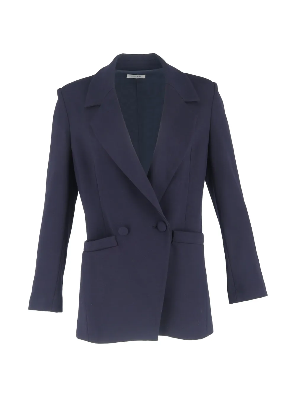 Pre-owned Anine Bing Double-breasted Blazer In Blue