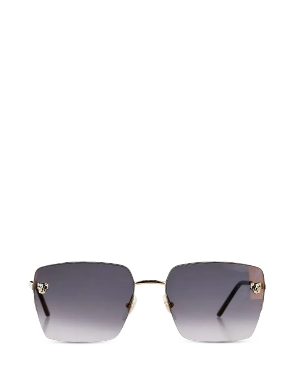 Cartier Panthère square-frame sunglasses – Gold