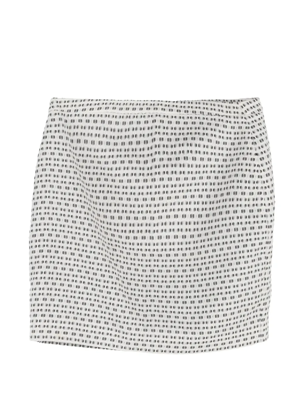 JOSEPH knitted-pattern mini skirt - Bianco