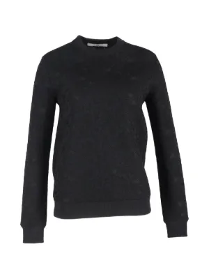 Givenchy Pre-Owned クルーネック コットンセーター | ブラック