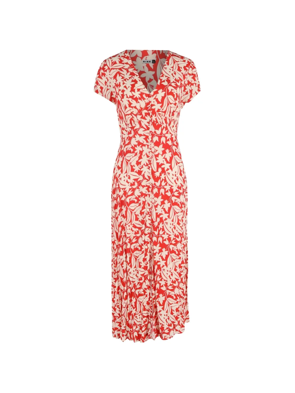 Rixo Aspen floral-print dress - Rosso