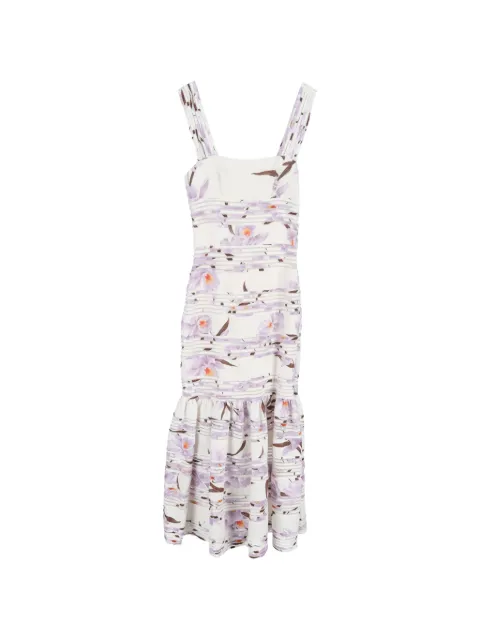 ZIMMERMANN floral-print sleeveless midi dress