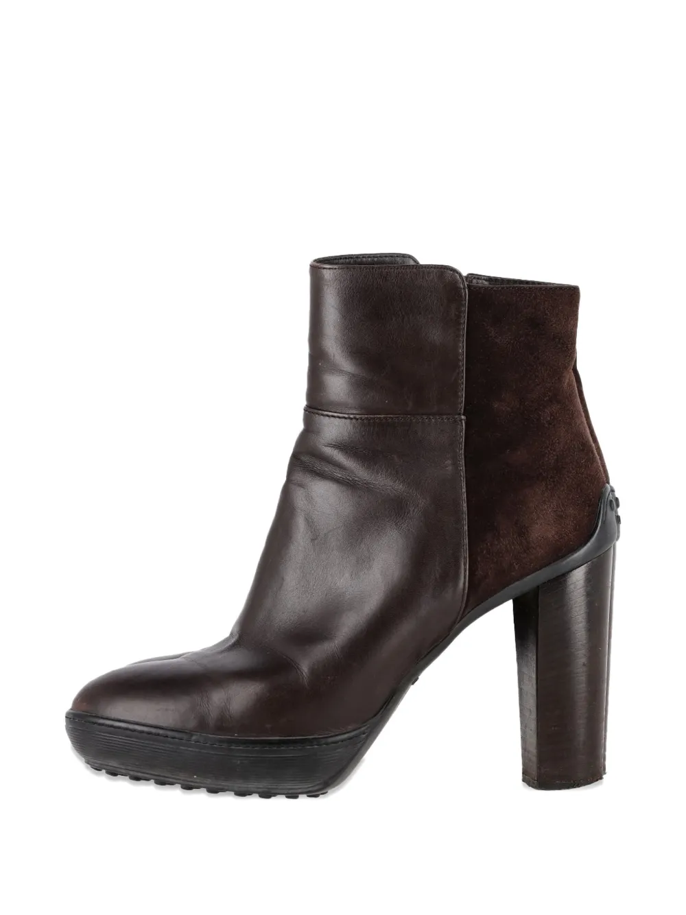 Tod's Vintage round-toe zip-fastening boots - Bruin