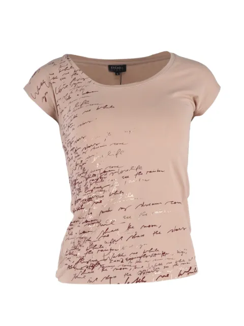 Escada Pre-Owned printed crew-neck T-shirt