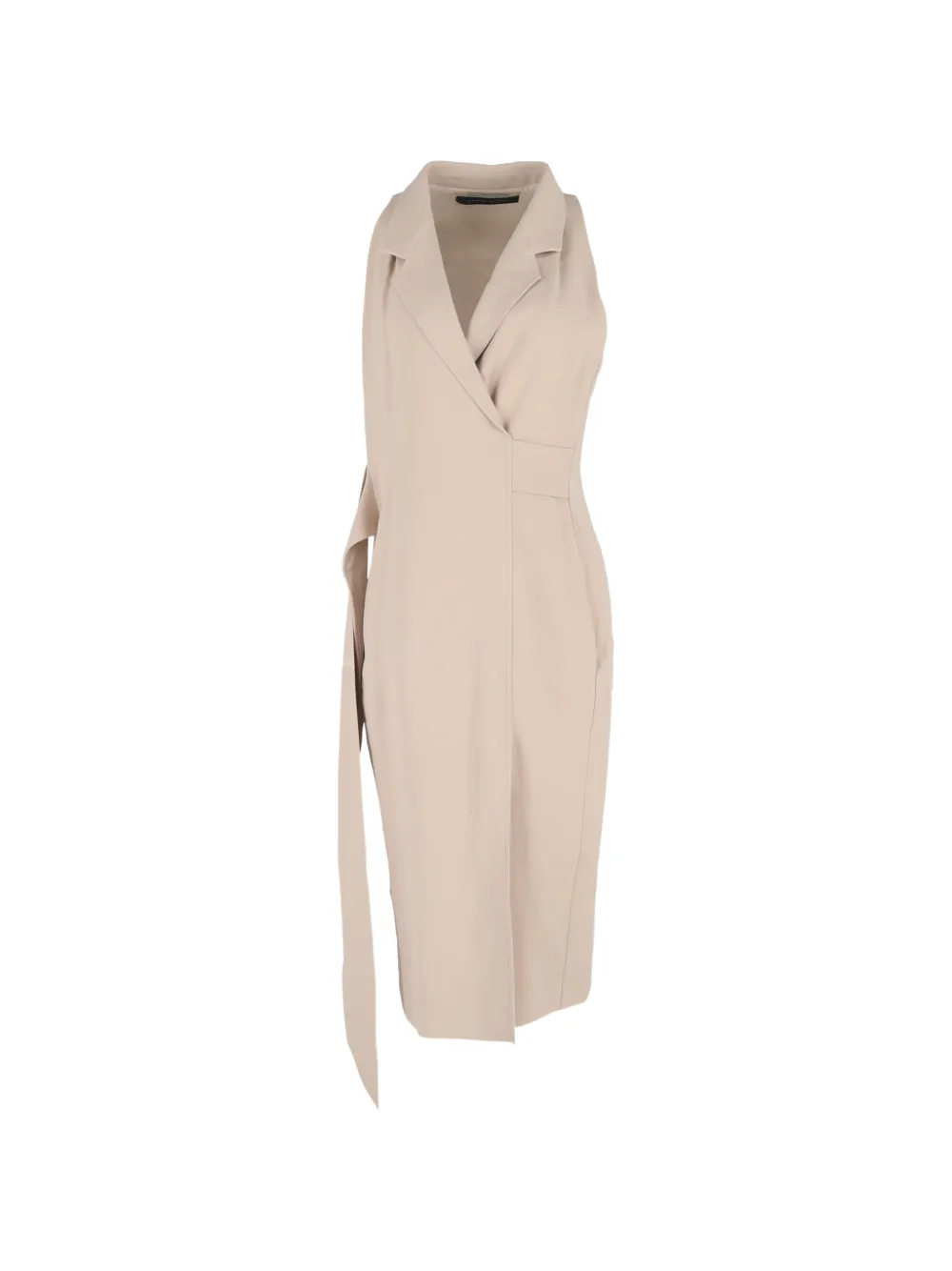 Roland Mouret zip-fastening midi dress - Toni neutri