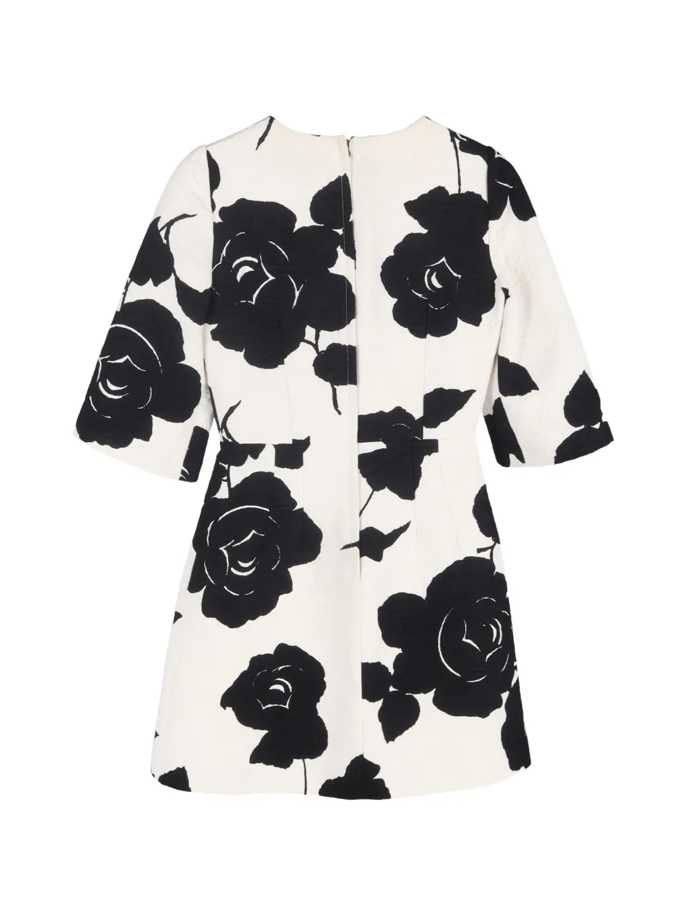 Dolce & Gabbana Pre-Owned 2021 floral-print round-neck dress - Wit