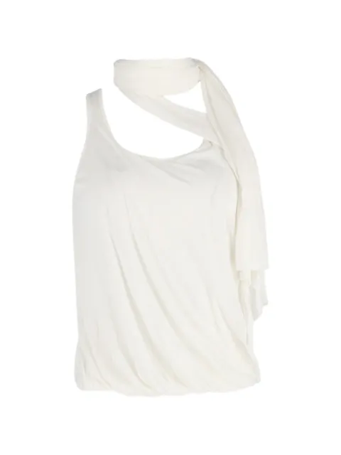 Alexander McQueen Pre-Owned Drapiertes Tanktop