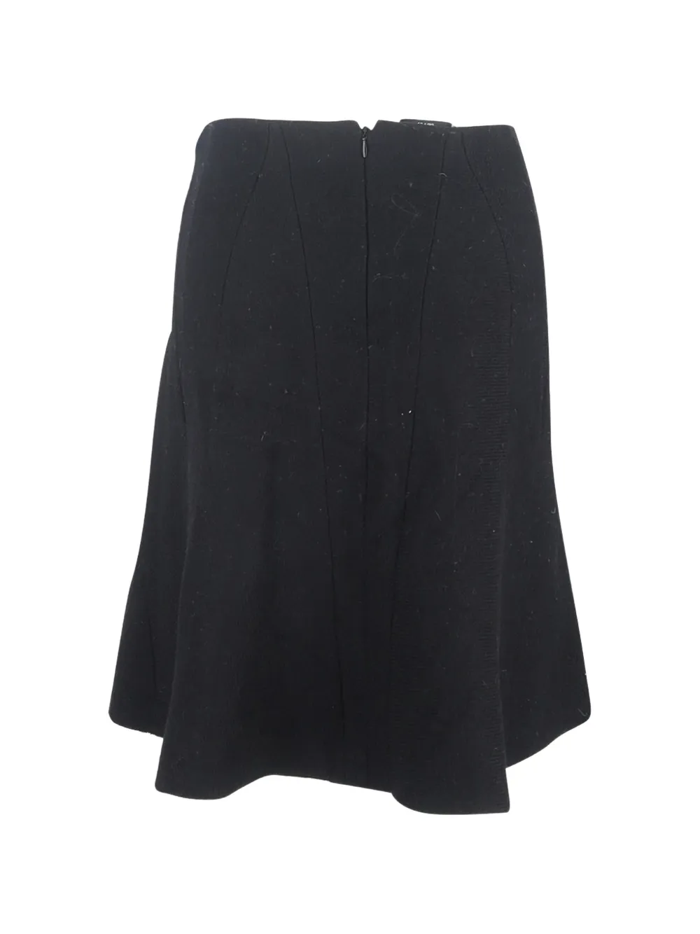 Prada Pre-Owned 2021 zip-fastening midi skirt - Zwart