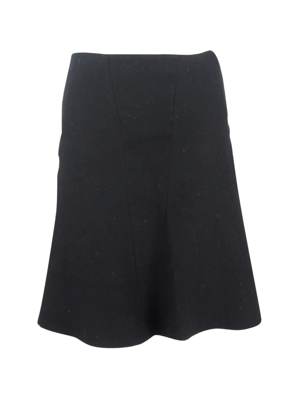 Prada Pre-Owned 2021 zip-fastening midi skirt - Nero