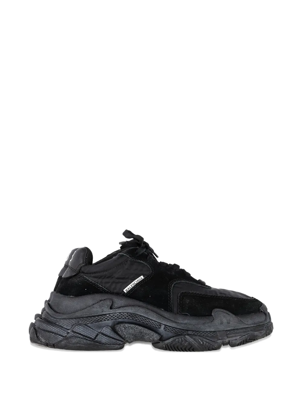 Balenciaga Pre-Owned Triple S lace-up sneakers - Nero