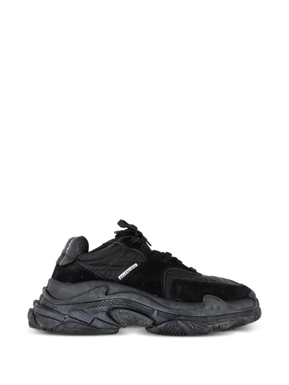 Balenciaga Pre-Owned Triple S lace-up sneakers - Nero