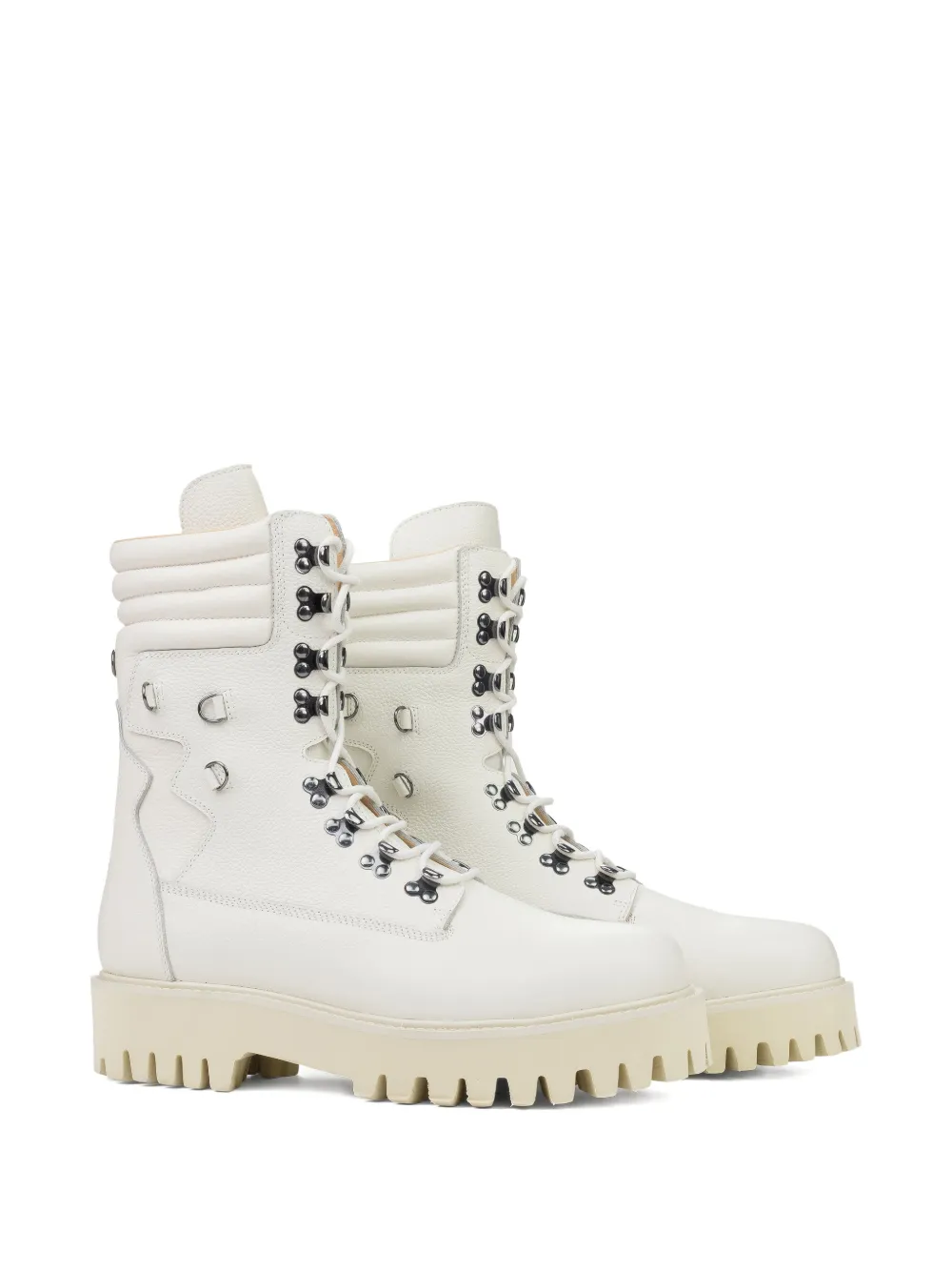 Who Decides War Gewatteerde veldlaarzen Wit