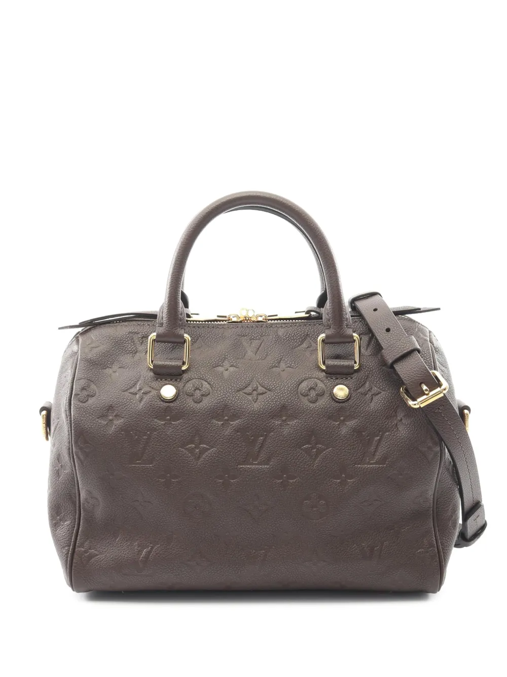 Louis Vuitton Pre-Owned 2013 Monogram Empreinte Speedy Bandouliere 25 satchel - Marrone