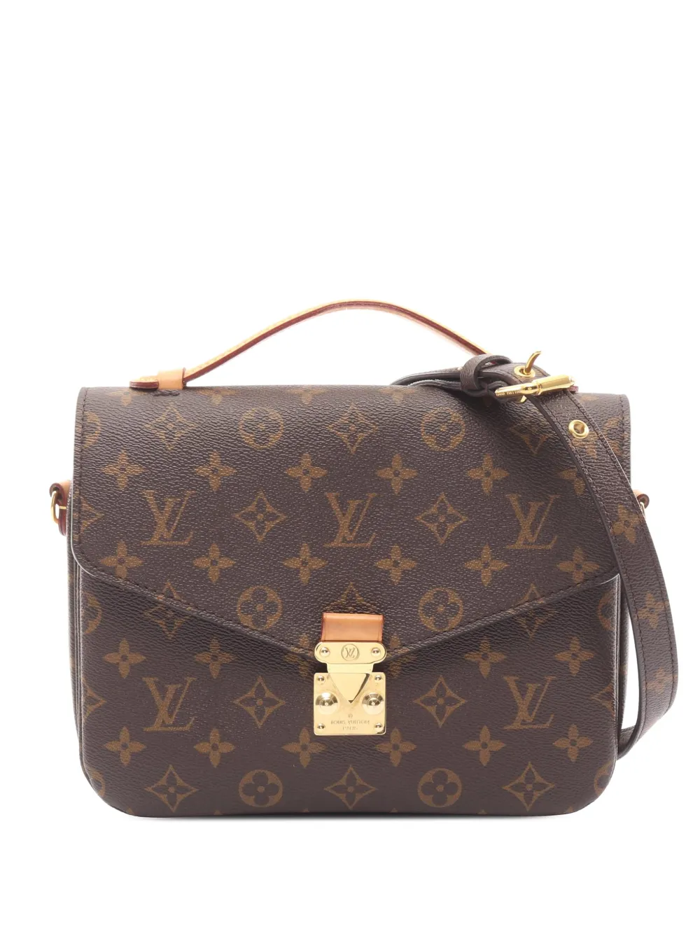 Louis Vuitton Pre-Owned 2021-2025 Monogram Pochette Metis satchel - Marrone