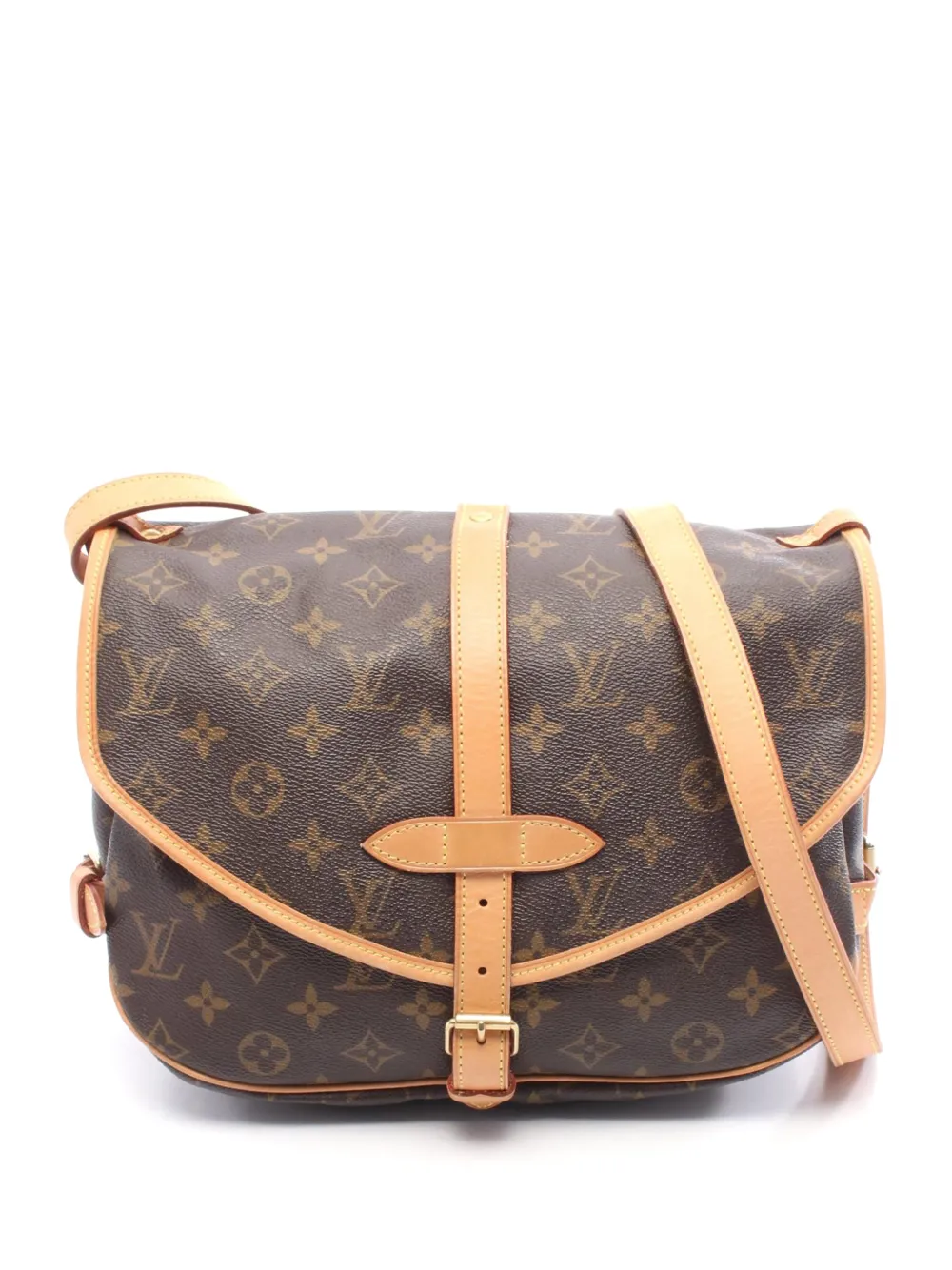 Louis Vuitton Pre-Owned 2005 Monogram Saumur 30 crossbody bag - Marrone