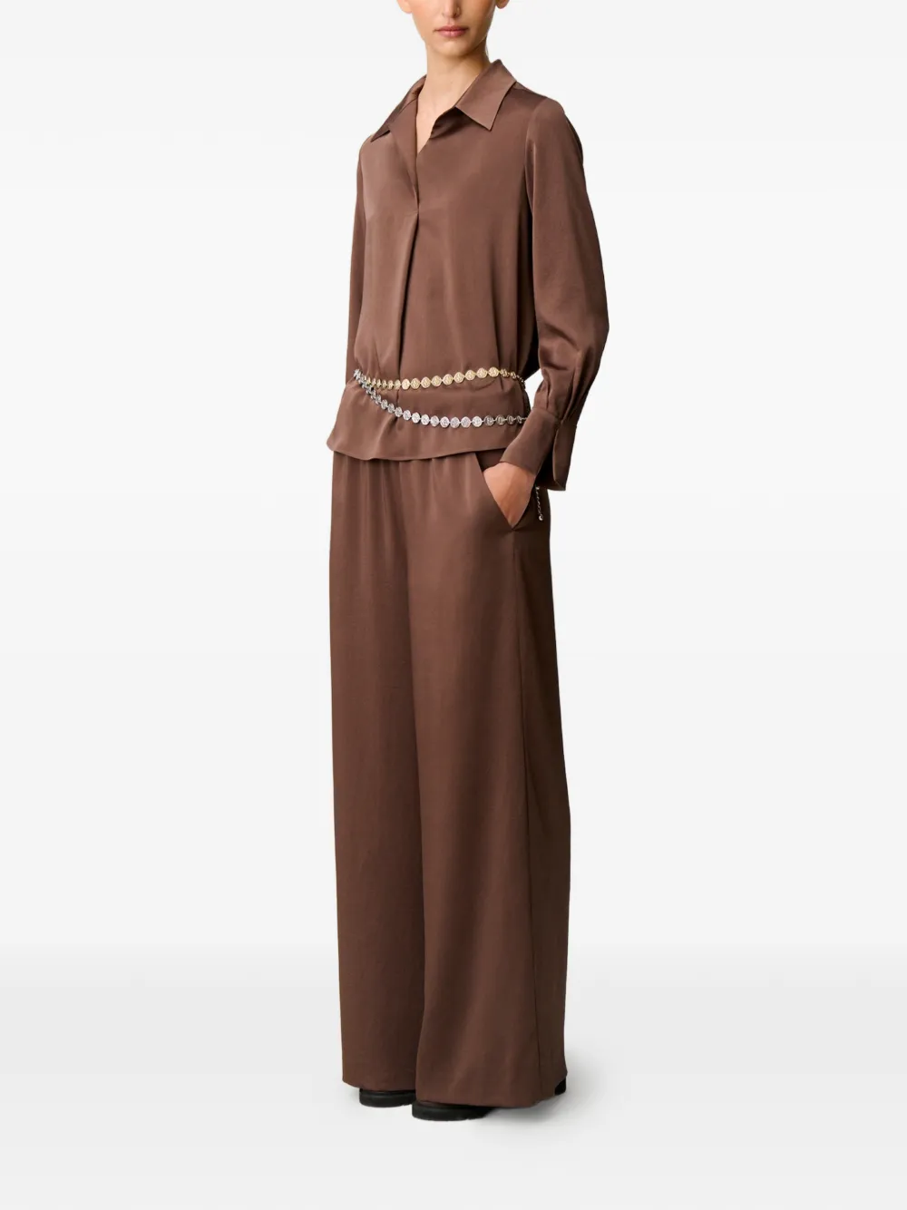  Claudie Pierlot Long-sleeve Top - Brown 