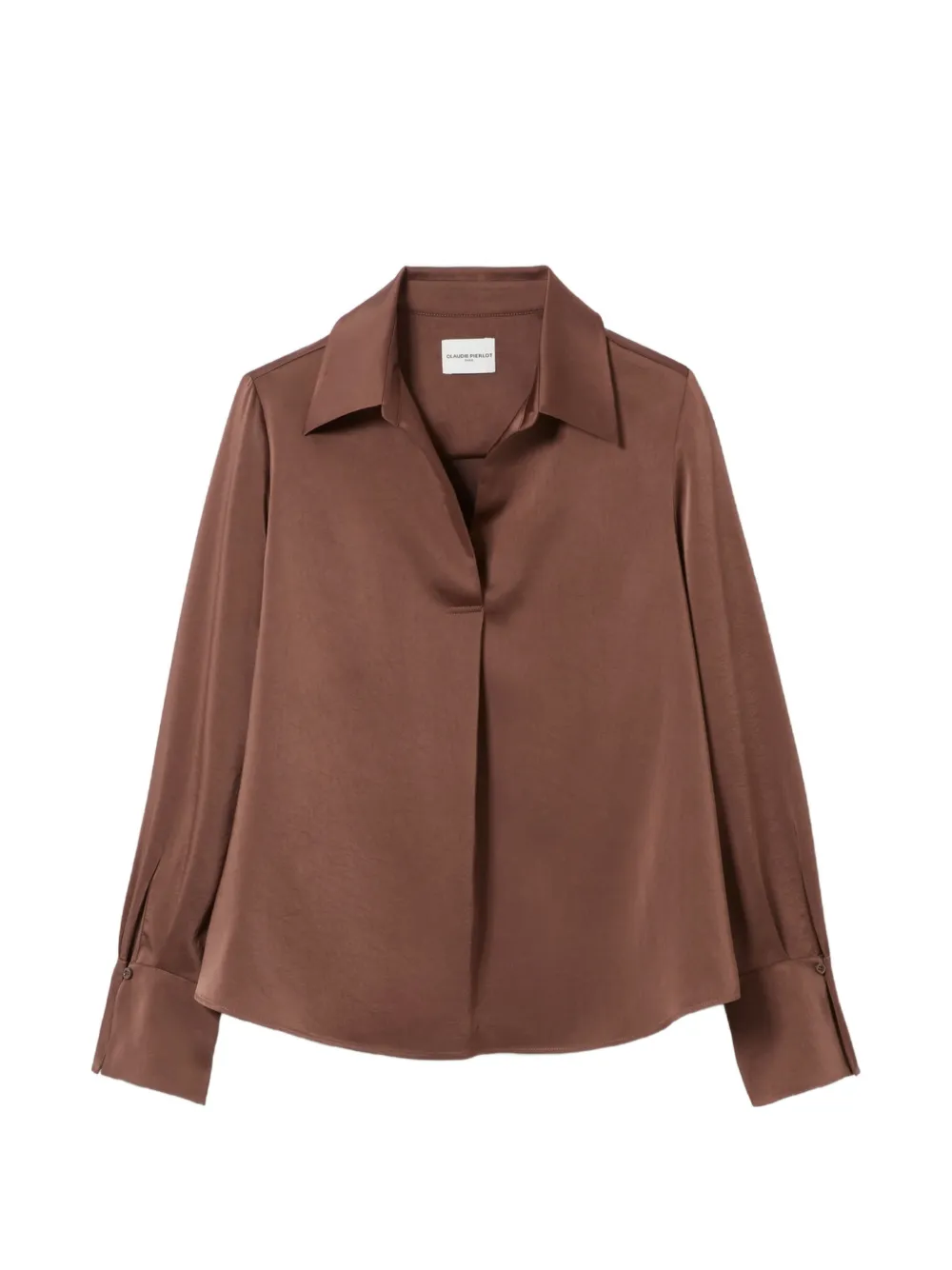 Claudie Pierlot long-sleeve top - Marrone