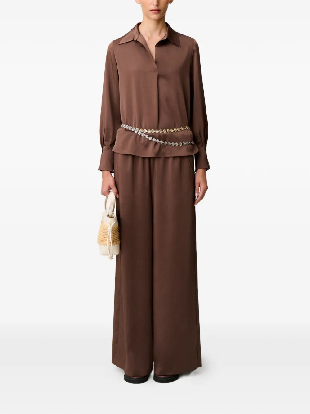  Claudie Pierlot Long-sleeve Top - Brown 