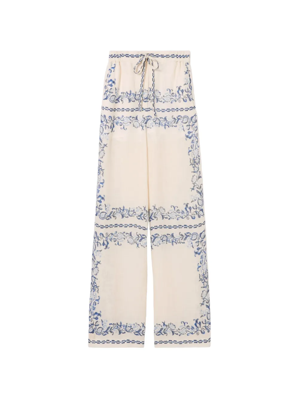 Claudie Pierlot Pantaloni a fiori - Toni neutri