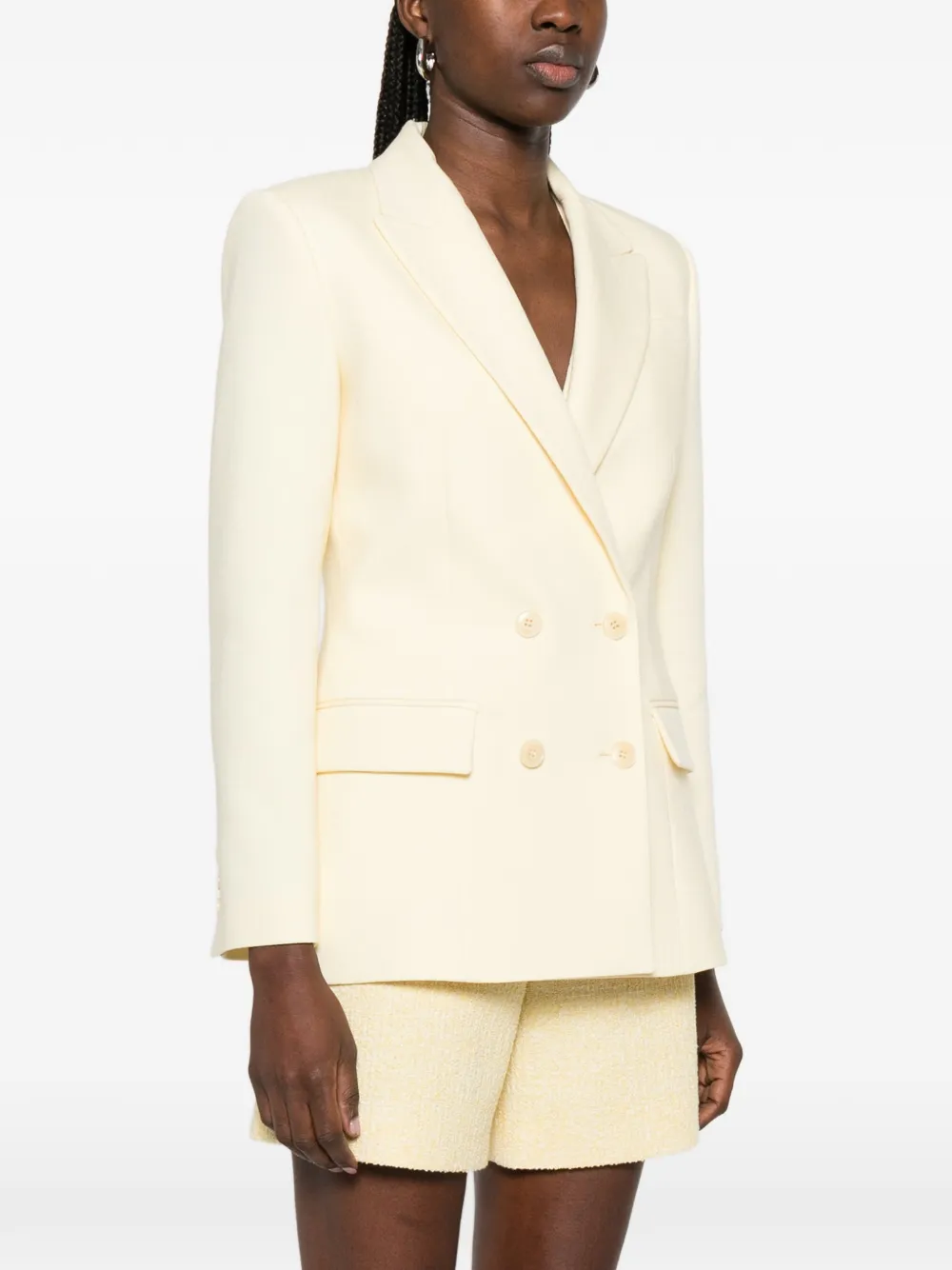  Maje Double-breasted Blazer - Yellow 