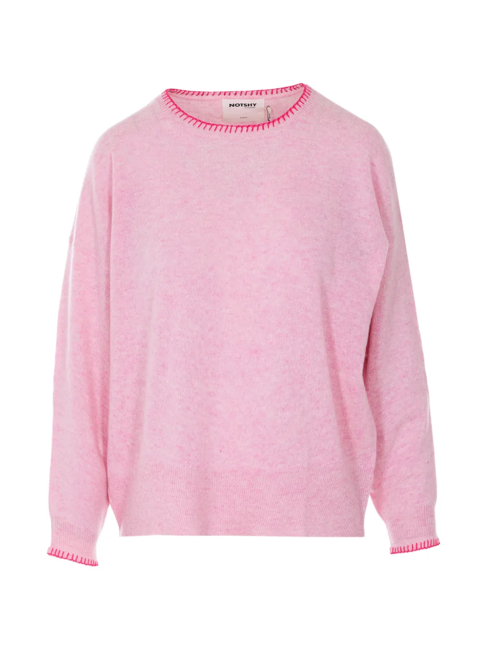 Not Shy embroidered sweater - Rosa