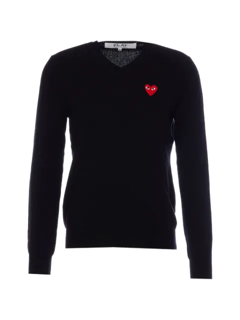 Comme Des Garçons Play jersey con parche de corazón