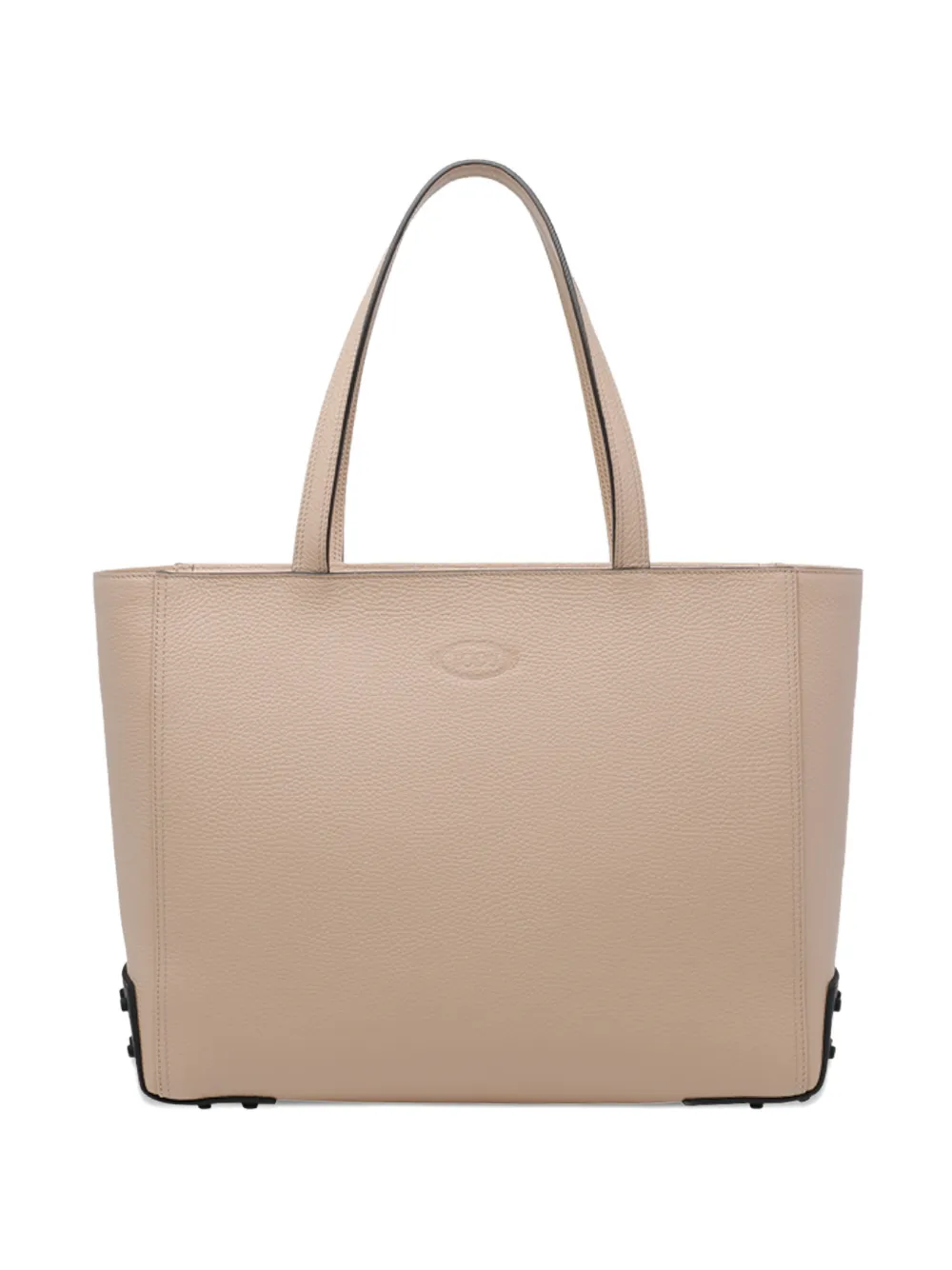 Tod's gommino zipped leather shoulder bag - Toni neutri