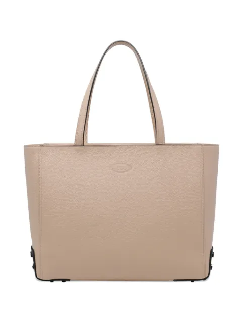 Tod's gommino zipped leather shoulder bag