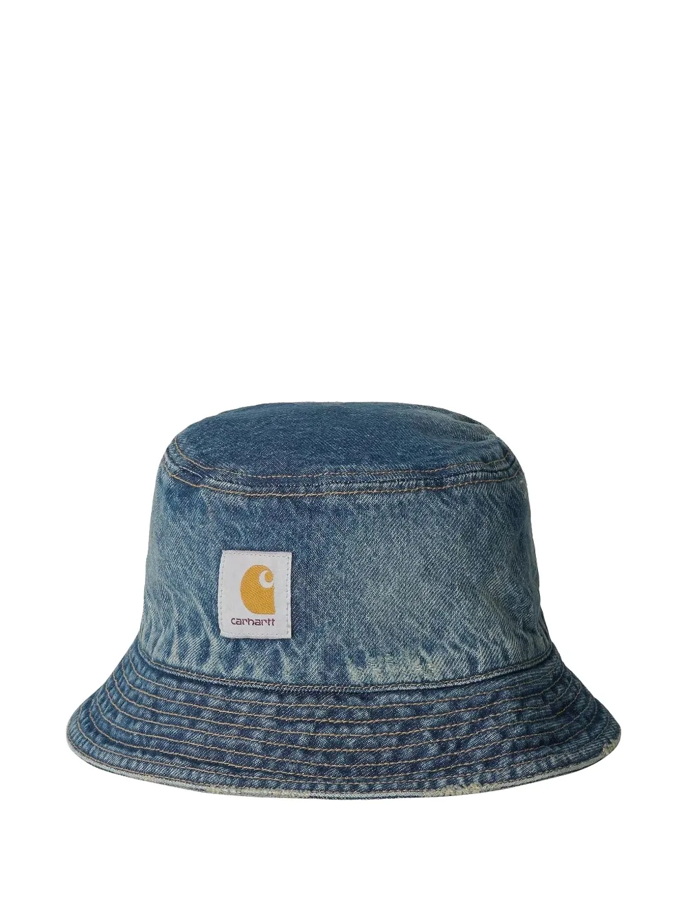 Carhartt WIP Aden square-label bucket hat - Blauw