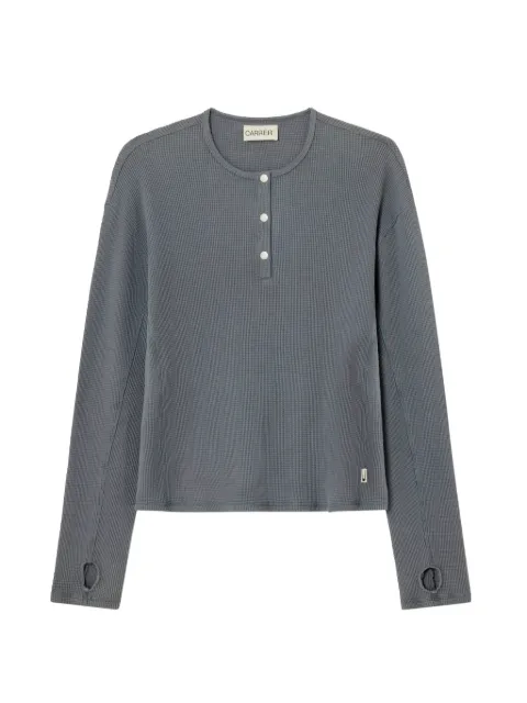 Carrer  Lis Henley long-sleeve T-shirt