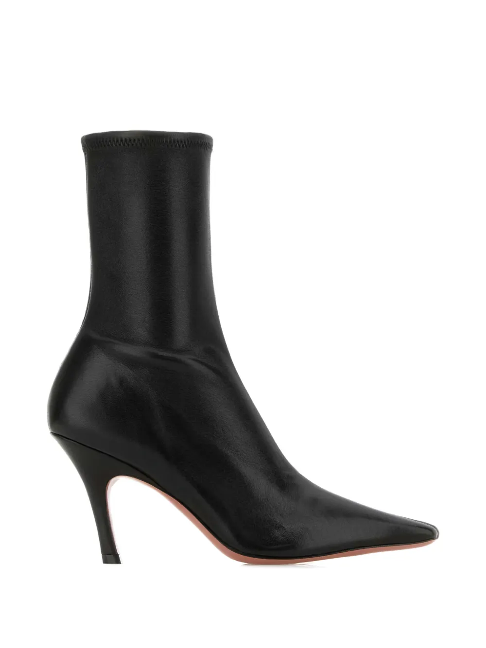 Amina Muaddi Jamie nappa-leather ankle boots Zwart