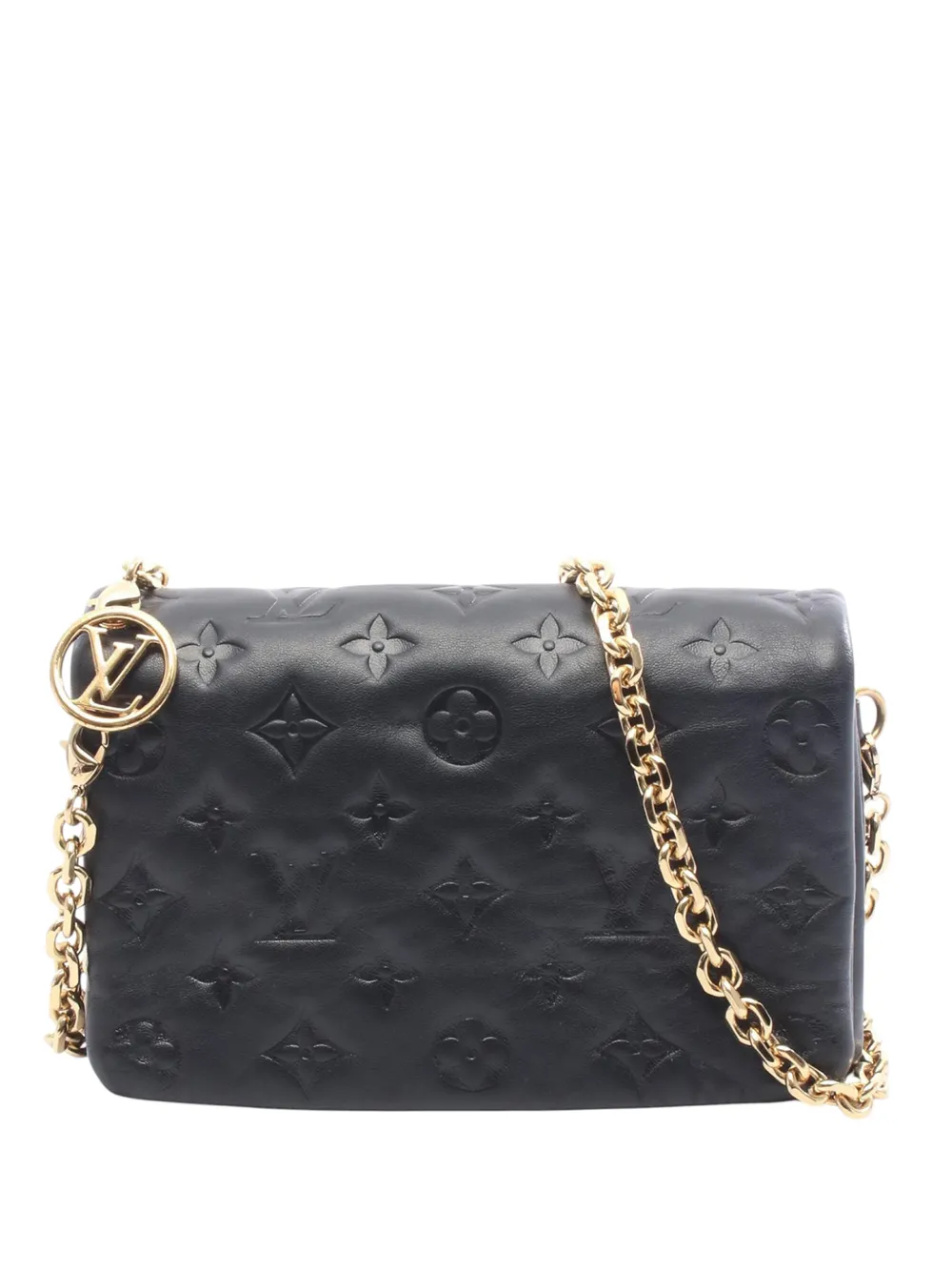 Louis Vuitton Pre-Owned 2021-2025 Monogram Embossed Pochette Coussin crossbody bag - Nero