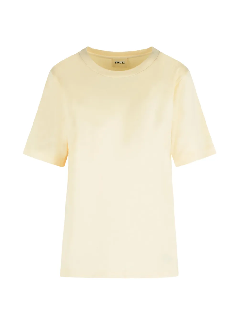 KHAITE Allen silk T-shirt - Toni neutri